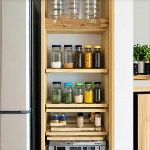 DIY uska izvlačna polica pored frižidera Izrada uske police na točkićima za prostor pored frižidera