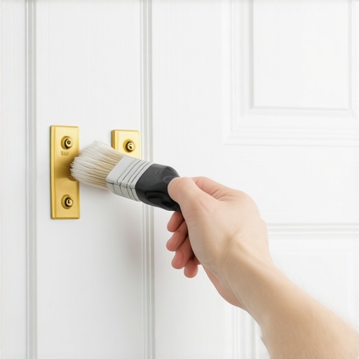 Farbanje unutrašnjih vrata na šarkama Profesionalno farbanje unutrašnjih vrata bez skidanja sa šarki uz korišćenje zaštitne trake