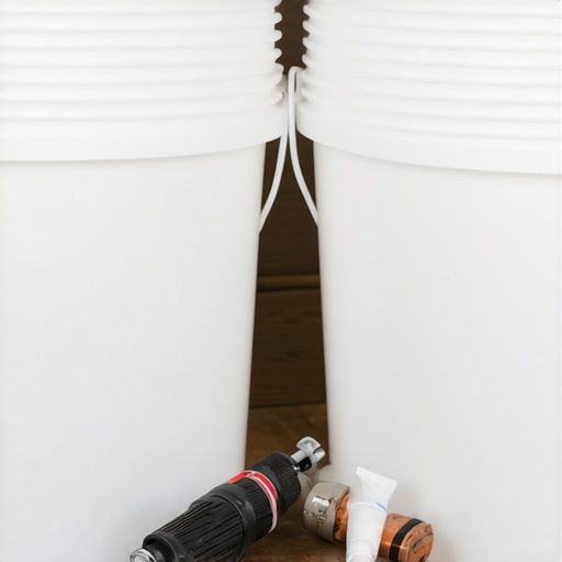 Izrada DIY kante za kompostiranje u stanu Dve bele plastične kante sa slavinom za kućni kompost