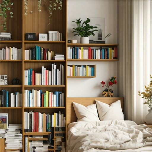 Kako urediti garsonjeru: Napravite pregradni zid od polica