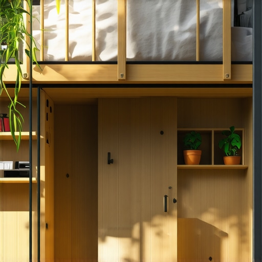 Maksimalna organizacija prostora u malom stanu Organizacija malog stana pomoću vertikalnih polica i pametnog nameštaja