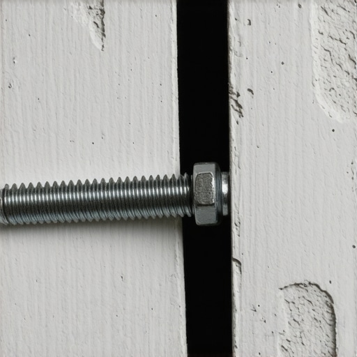 Prikaz kako moli tipl drži težinu unutar gipsanog zida