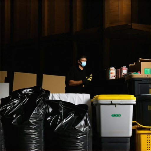 Tri gomile stvari na tavanu tokom procesa raščišćavanja i organizacije