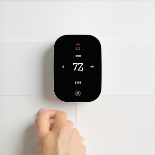 Montaža pametnog termostata bez bušenja Ugradnja pametnog termostata pomoću lepljivih traka na zid