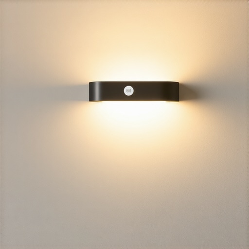 Samolepljivo LED svetlo sa senzorom pokreta montirano na zid hodnika