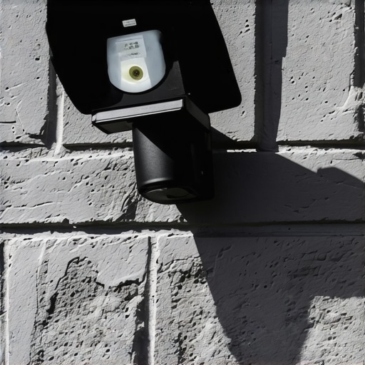 Montaža solarnog reflektora na zid Detaljan prikaz solarnog LED reflektora sa senzorom pokreta na fasadi.