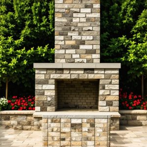 Napravite ognjište u dvorištu od betonskih blokova [Uputstvo]