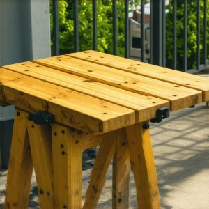 Napravite sklopivi sto za balkon od ostataka drveta [2026]