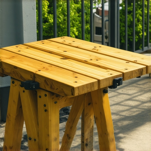 Napravite sklopivi sto za balkon od ostataka drveta [2026]