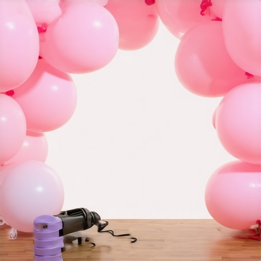 Oprema za izradu luka od balona bez helijuma Prikaz balona i pumpe za uradi sam projekat luka