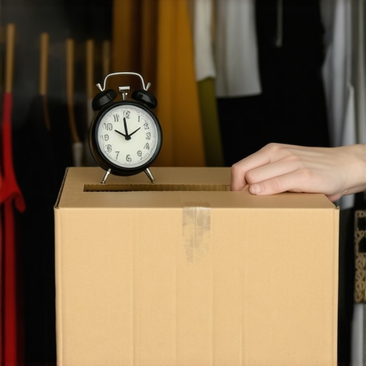 Čišćenje i organizacija garderobera u toku