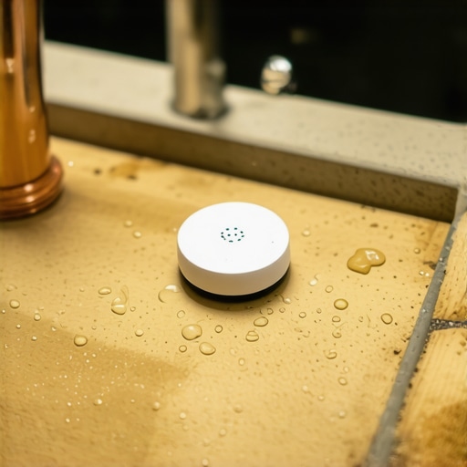 Pametni senzor ispod sudopere Zigbee senzor za detekciju poplave postavljen ispod kuhinjskih cevi