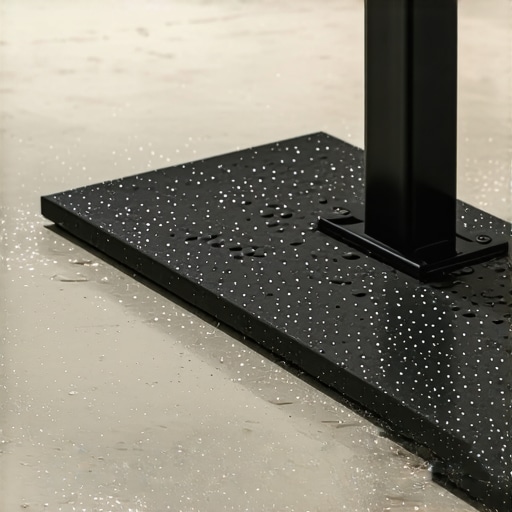 Postavljanje polica u vlažnom podrumu bez bušenja Metalna polica sa gumenom zaštitom na vlažnom betonskom podu