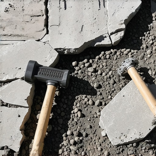 Detaljan prikaz slojeva za baštensku stazu od lomljenog kamena bez betoniranja