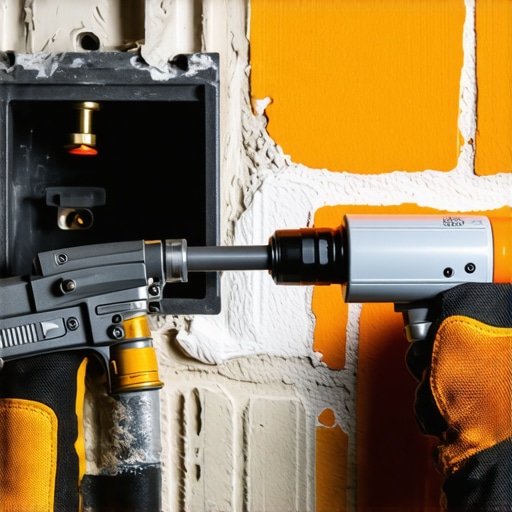 Pravilna izolacija utičnice vatrootpornom penom Postupak nanošenja pene oko električne kutije u zidu