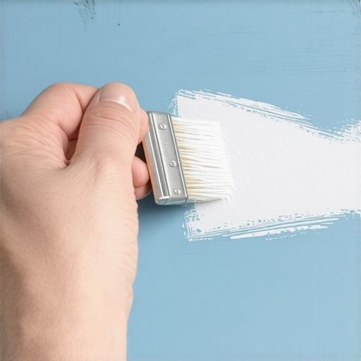 Pravilno nanošenje prajmera na stari nameštaj Nanošenje tankog sloja prajmera za prijanjanje na stari dečiji radni sto