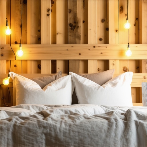 Preuredite spavaću sobu: Napravite LED uzglavlje od paleta