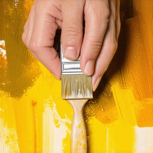 Postupak čišćenja četke od uljane boje bez razređivača