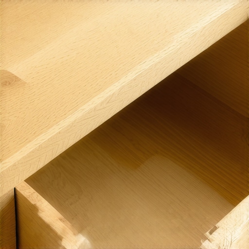 Ručno rađene drvene pregrade za kuhinjske fioke Detaljan prikaz drvenih pregrada od hrasta u kuhinjskoj fioci sa fokusom na spojeve.