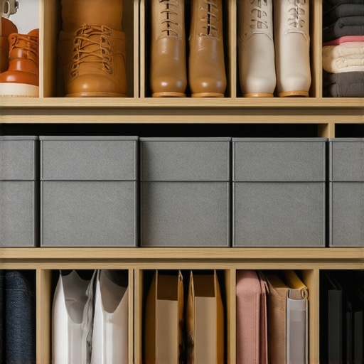 Organizovana fioka sa vertikalno složenom odećom i drvenim pregradama