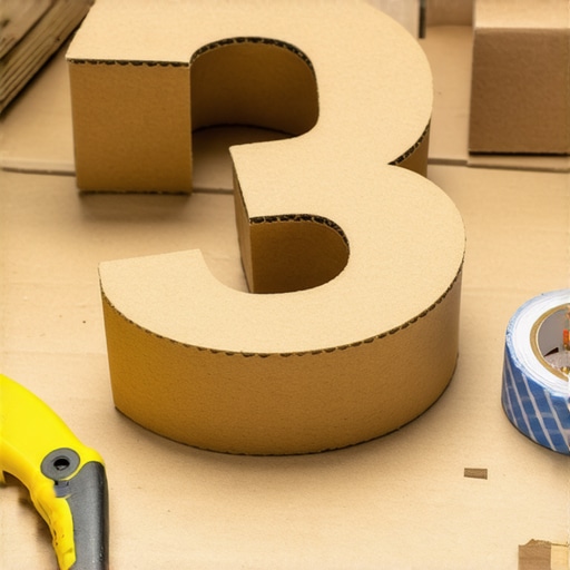 Detaljan proces lepljenja unutrašnjih rebara džinovskog kartonskog broja