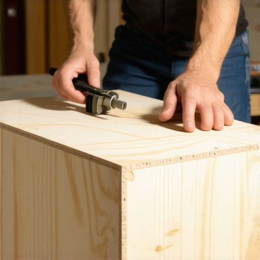 Ručna izrada kutije od šperploče u radionici