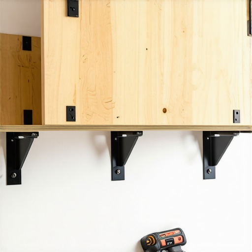 Detalj sklopivog radnog stola montiranog na zid u malom stanu