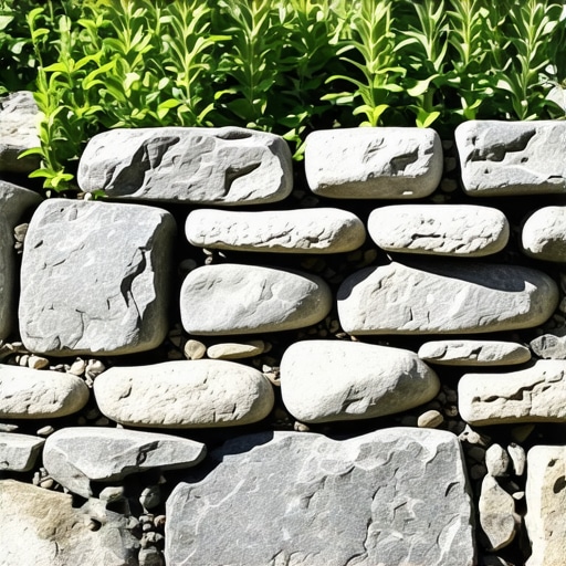 Detaljan prikaz konstrukcije visoke leje od suvog kamena bez upotrebe cementa u basti