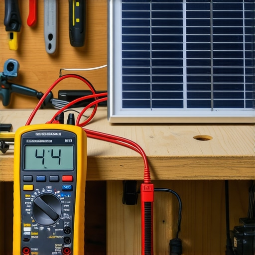 MC4 konektori i solarni kontroler povezani na power bank u radionici