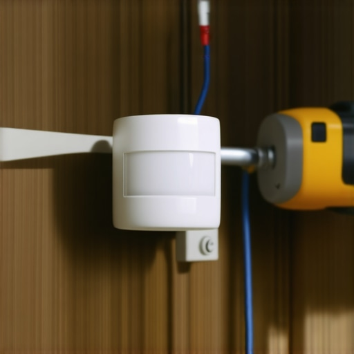 Ugradnja senzora pokreta u hodniku Prikaz povezivanja žica na PIR senzor pokreta u hodniku