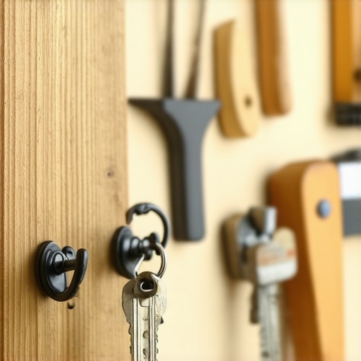 Unikatna zidna tabla za ključeve od hrasta Ručno izrađena drvena tabla za organizaciju ključeva u hodniku