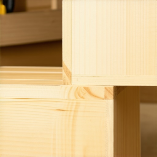 Ručno rađene drvene kutije za igračke od borovine sa žljebovima za sigurno slaganje