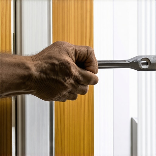 Detaljan prikaz popravke labave kvake na vratima imbus ključem