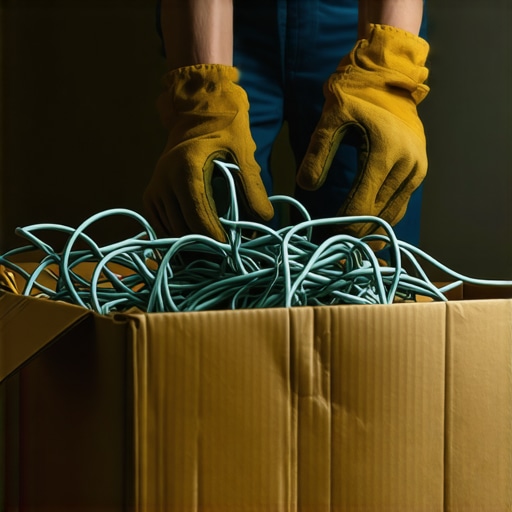 Čišćenje stana od nepotrebnih kablova i plastike