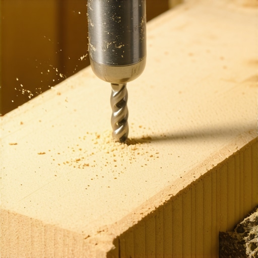 Precizno bušenje drveta Forstner burgijom za ugradnju magneta