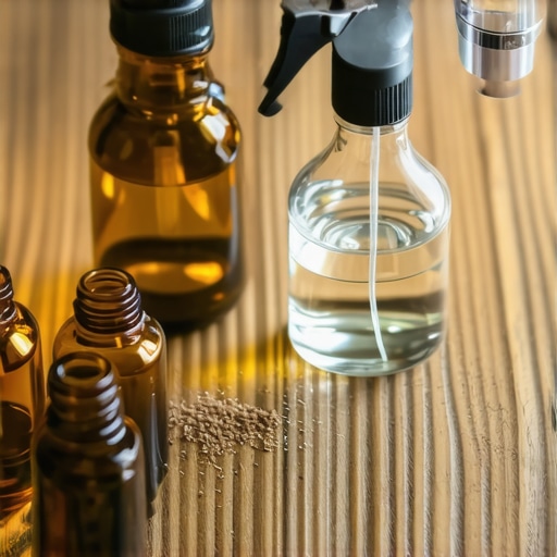 Proces pravljenja domaćeg spreja za dezinfekciju kupatila sa alkoholom i eteričnim uljima