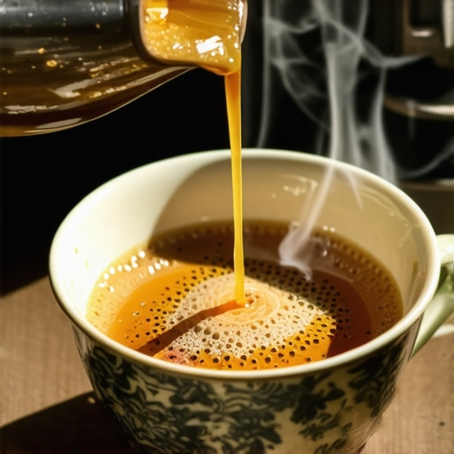 Sipanje rastopljenog sojinog voska u staru porcelansku šolju