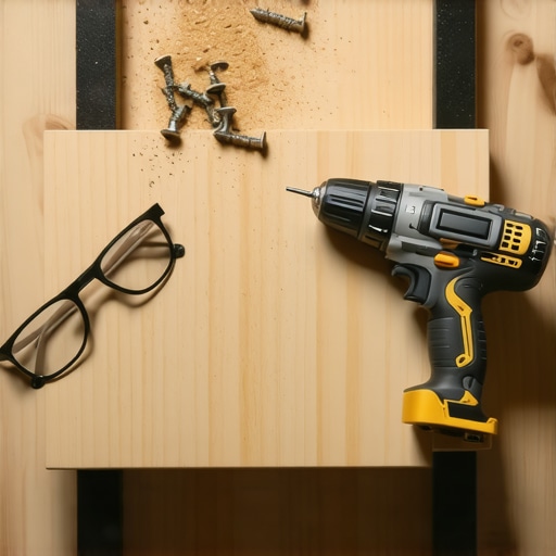 Materijal za pravljenje radnog stola: ploča, nogari i šrafilica