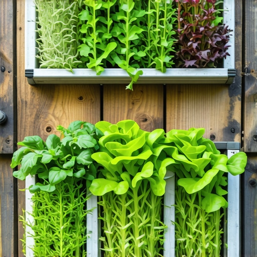 DIY vertikalna bašta od oluka na zidu šupe Vertikalna bašta napravljena od starih oluka na drvenom zidu