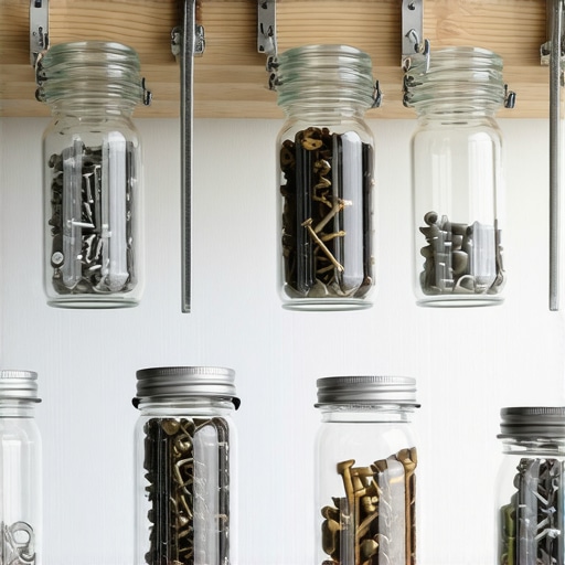 Organizacija radionice pomoću tegli fiksiranih ispod police