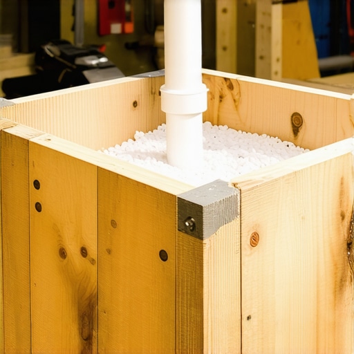 Samonavodnjavajuća drvena žardinjera unutrašnji mehanizam