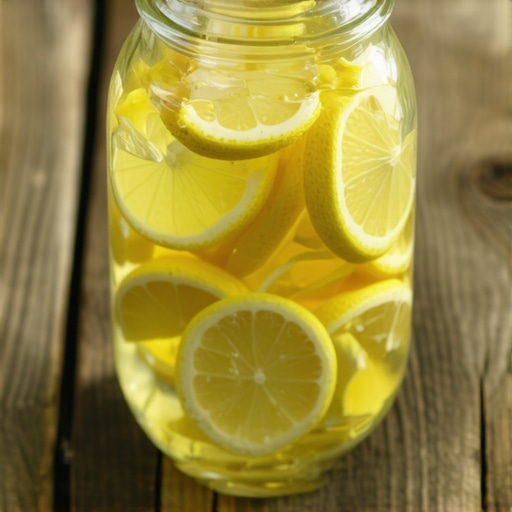 Tegla sa korama limuna i sirćetom za pravljenje prirodnog spreja za čišćenje