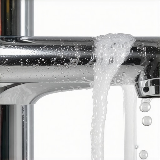 Čišćenje kamenca sirćetom sa hromirane slavine u kupatilu