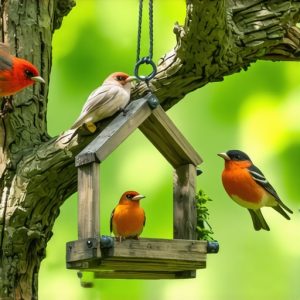 Hranilica za ptice od drveta: Projekat za jedno popodne