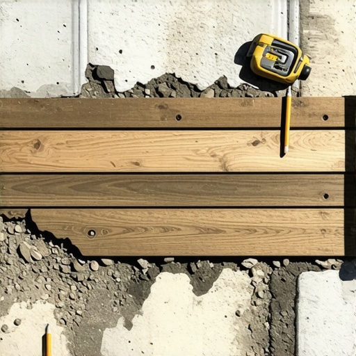 Postupak uklapanja drvenih ploča na betonsku podlogu balkona uradi sam