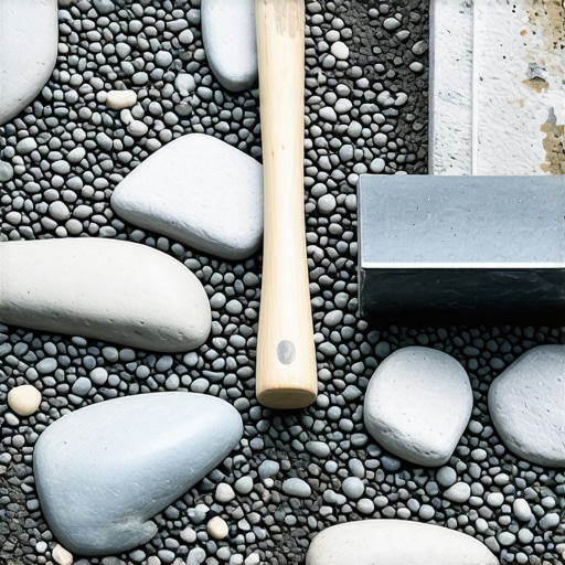 Slojevi šljunka i tucanika za baštensku stazu bez betona