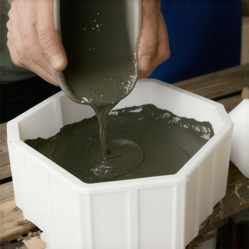 Proces pravljenja betonskih podmetača u radionici