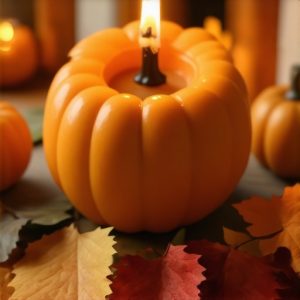 Jesenja dekoracija stola: Napravite svećnjak od bundeve