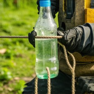 Kako bezbedno iseći staklenu flašu pomoću kanapa