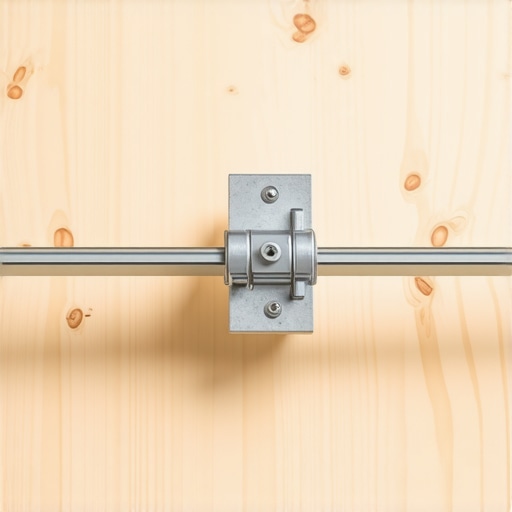 Čelični mehanizam sa gasnim amortizerom za krevet u ormaru montiran na drveni okvir